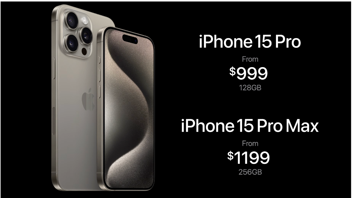 Giá bán khởi điểm của iPhone 15 Pro không khác biệt so với iPhone 13 Pro 